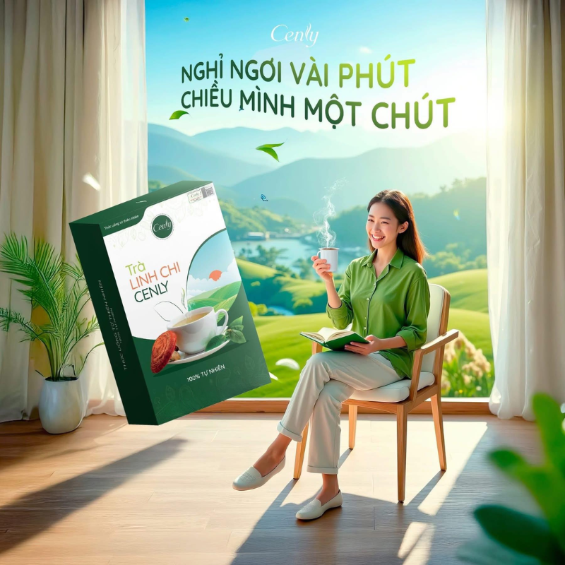 26774_6_20250918150255-1.png Trà Thảo Mộc Linh Chi Cenly Từ Thiên Nhiên Hộp 18g (3g x 6 Gói) - TLCC18G