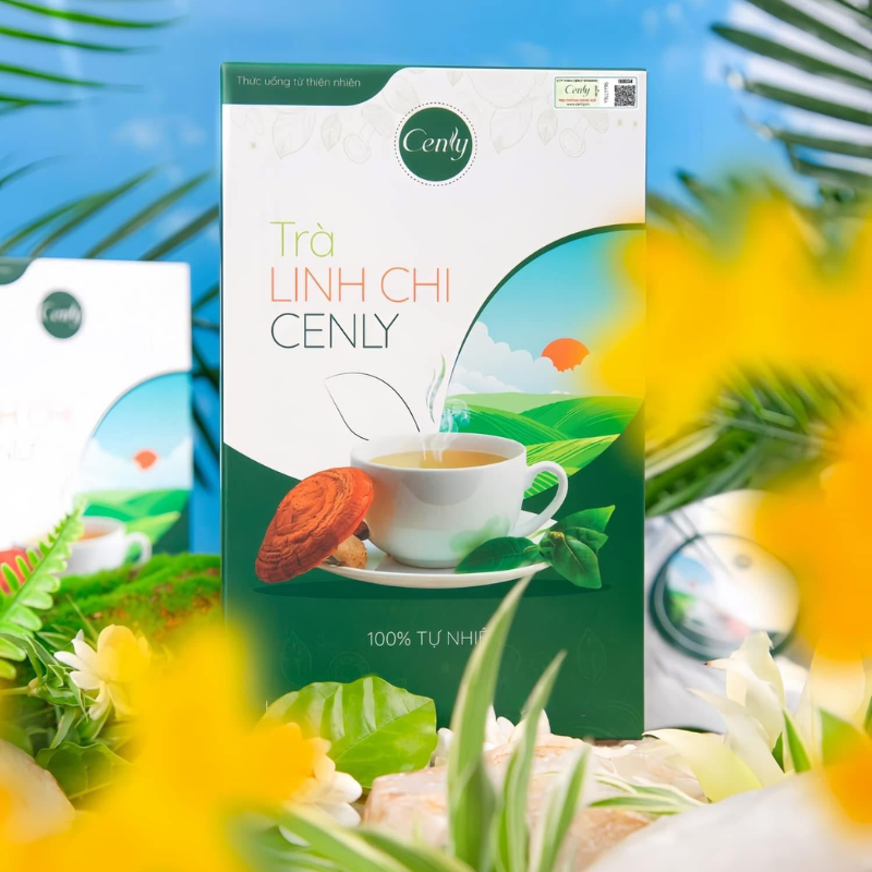 26774_8_20250918150256-1.png Trà Thảo Mộc Linh Chi Cenly Từ Thiên Nhiên Hộp 18g (3g x 6 Gói) - TLCC18G