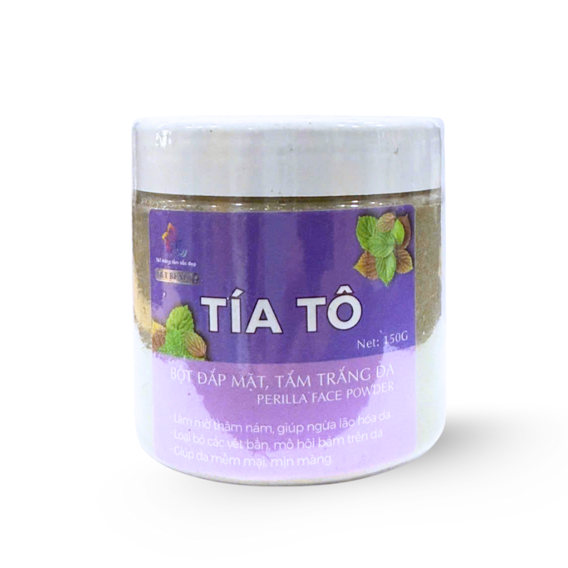 Shop sỉ bột Đắp Mặt Tắm Trắng Da Tía Tô Nguyên Chất T&T Beauty 150g/Hộp Shop sỉ bột Đắp Mặt Tắm Trắng Da Tía Tô Nguyên Chất T&T Beauty 150g/Hộp