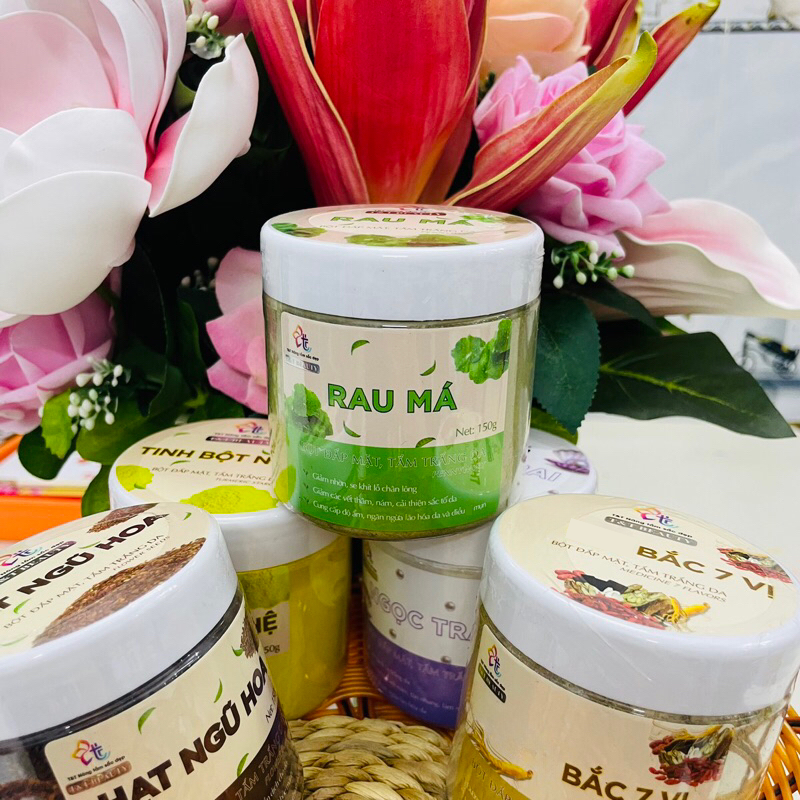 26806_58_20250929122350-1.png Bột Đắp Mặt Tắm Trắng Thuốc Bắc 7 Vị Da Nguyên Chất T&T Beauty 150g/Hộp - 8936148011535