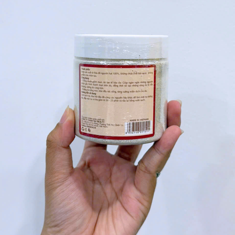 26807_106_20250929122652-1.png Bột Đắp Mặt Tắm Trắng Da Đậu Đỏ 2in1 Nguyên Chất T&T Beauty 150g/Hộp - 8936148011511