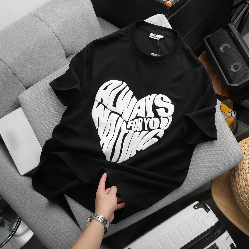 26808_16_20250929151710-2.png Áo Thun Unisex Cổ Tròn In Chữ Hình Trái Tim Trước Áo Size 40-80kg - AB535