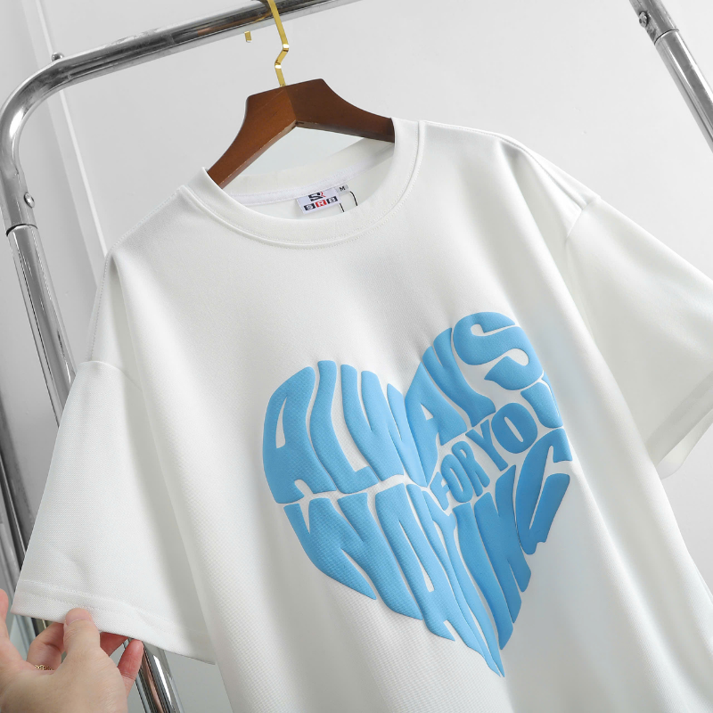 26808_19_20250929151712-2.png Áo Thun Unisex Cổ Tròn In Chữ Hình Trái Tim Trước Áo Size 40-80kg - AB535