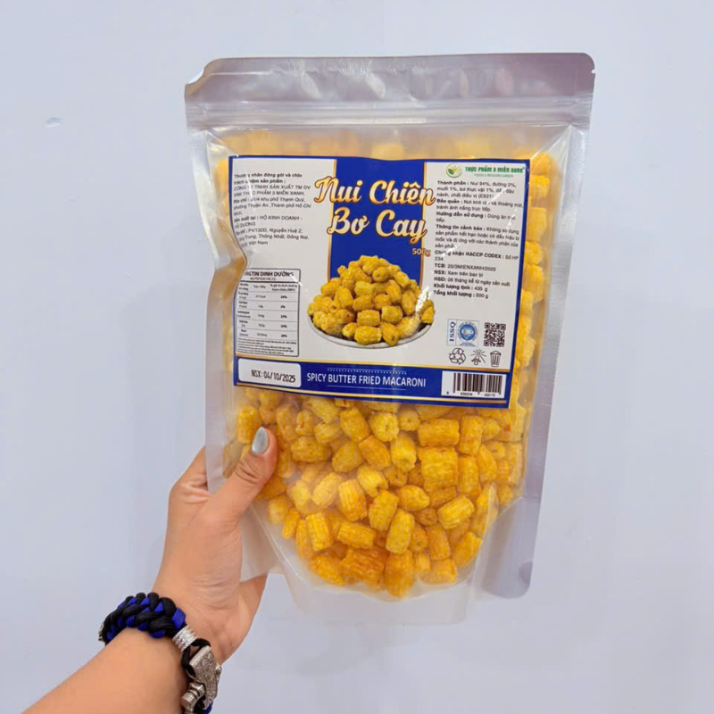 26832_60_20251007173844-2.png Nui Chiên Bơ Cay Vàng 500g Giòn Ngon Túi Zip - 8936208935115