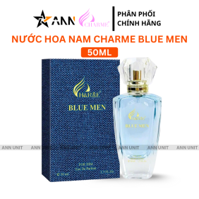 Nước Hoa Nam Charme Blue Men 50ml - Hương Thơm Bí Ẩn Lịch Lãm Bí Ẩn - 8936194698698
