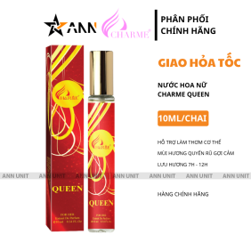 Nước Hoa Nữ Charme Queen 10ml Mùi Thơm Quyến Rũ Gợi Cảm - 8936194698971LE