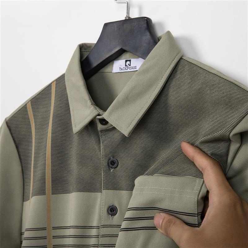26909_167_20251017182725.png Set Bộ Nam - Áo Thun Nam Polo Cổ Bẻ Sọc Nhuyễn Phối Túi Và Quần Short Kaki Co Giãn Phối Nút Cao Cấp (Có Size 36) - SBN157