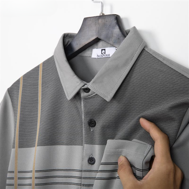 26909_170_20251017182727.png Set Bộ Nam - Áo Thun Nam Polo Cổ Bẻ Sọc Nhuyễn Phối Túi Và Quần Short Kaki Co Giãn Phối Nút Cao Cấp (Có Size 36) - SBN157