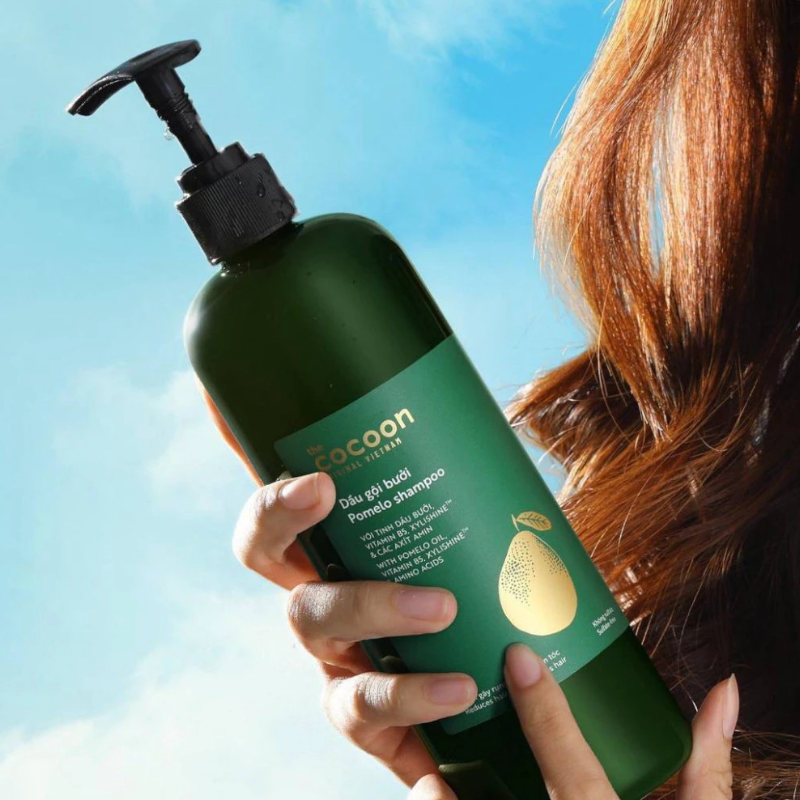 Combo Dầu Gội Xả Bưởi Cocoon - Dầu Gội Bưởi Cocoon Pomelo Shampoo 500ml Và Dầu Xả Bưởi Cocoon Pomelo Hair Conditioner 310ml