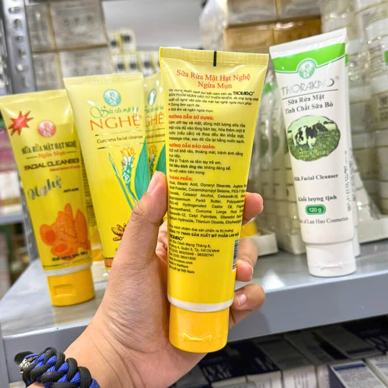 26937_6_20251108103036.png Sữa Rửa Mặt Hạt Nghệ Ngừa Mụn Thorakao 100g - 8934727021517