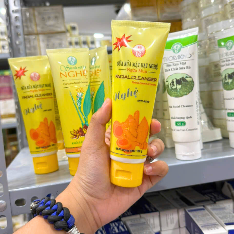 Giá sỉ sữa Rửa Mặt Hạt Nghệ Ngừa Mụn Thorakao 100g Giá sỉ sữa Rửa Mặt Hạt Nghệ Ngừa Mụn Thorakao 100g