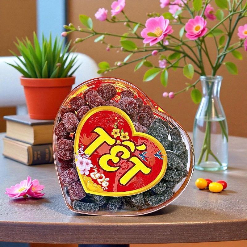 26942_105_20251031172312-2.png Kẹo Dâu 2 Vị Dâu Tây, Dâu Tằm300g Hộp Trái Tim Hộp Quà Tết 2026 - KD2VHTT300G