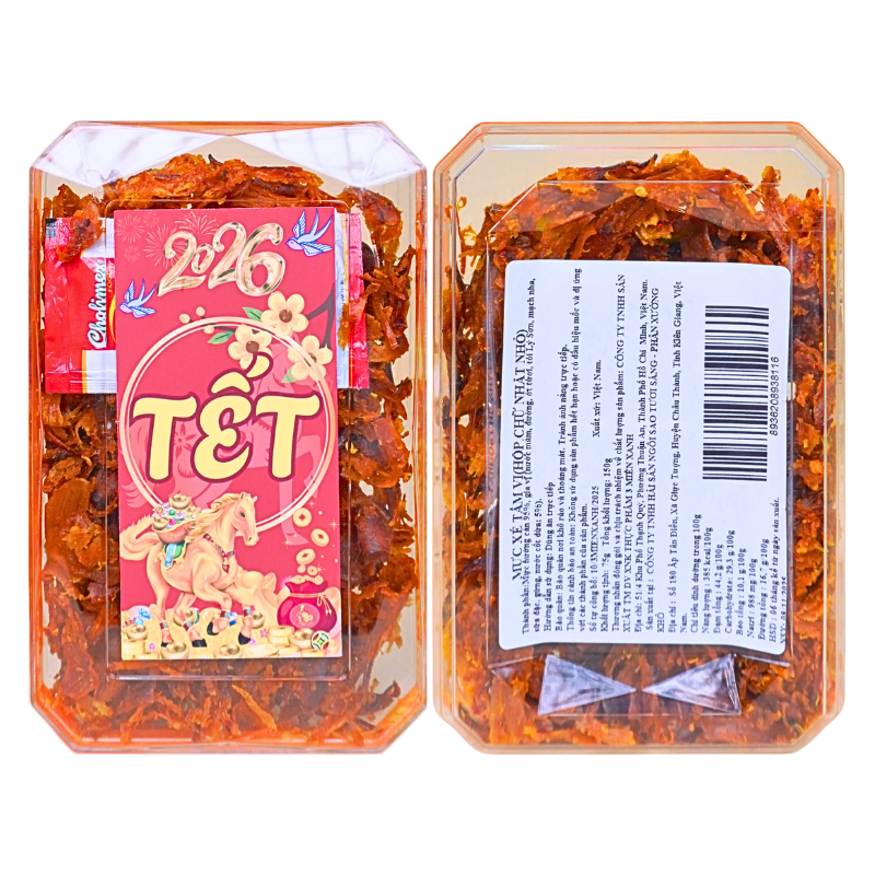 Bỏ sỉ khô Bò Xé Sợi 200g - Hộp Chữ Nhật Nhỏ Hộp Quà Tết 2026 Bỏ sỉ khô Bò Xé Sợi 200g - Hộp Chữ Nhật Nhỏ Hộp Quà Tết 2026