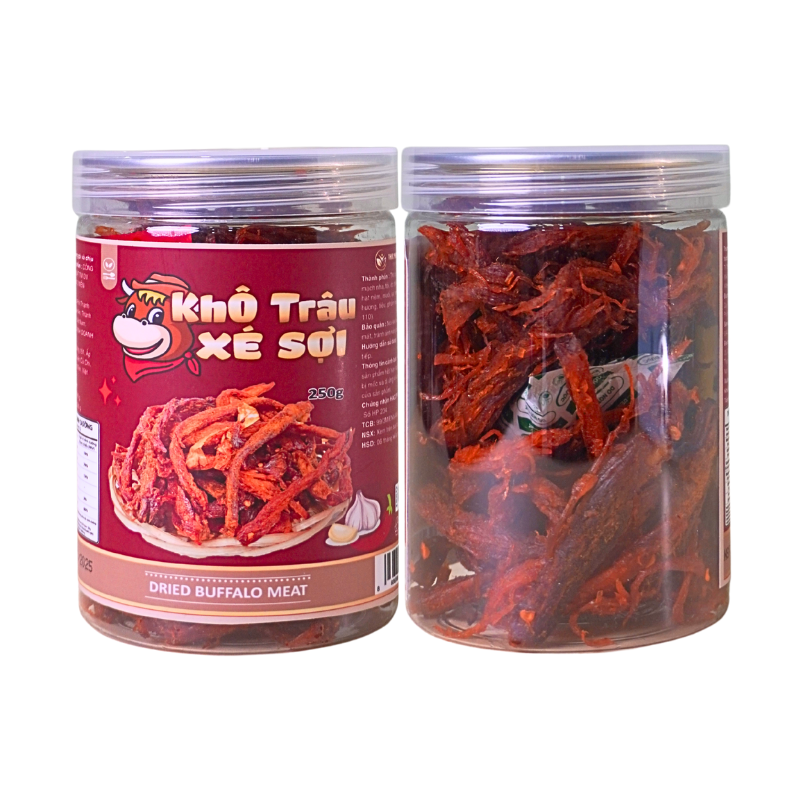 Khô Trâu Xé Sợi 250g Thơm Ngon Khô Trâu Xé Sợi 250g Thơm Ngon