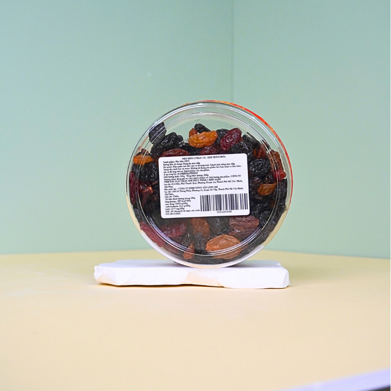 26978_55_20251113100054.png Nho Khô Chile 3 Màu 230g - Hộp Tròn Nhỏ Hộp Quà Tết 2026 - NKC3MHTN230G