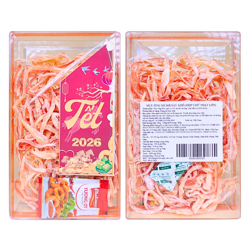 Shop sỉ mực Sợi Hấp Dẫn 300g Hộp Chữ Nhật Lớn Hộp Quà Tết 2026 Shop sỉ mực Sợi Hấp Dẫn 300g Hộp Chữ Nhật Lớn Hộp Quà Tết 2026