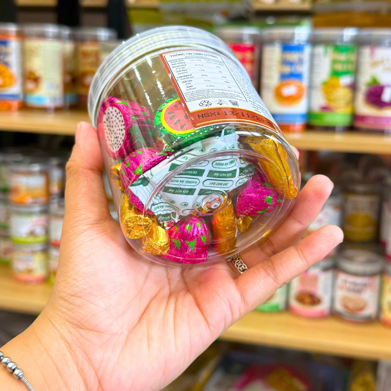 Kẹo Socola Mix Mini 250g - Hộp Pet Kẹo Socola Mix Mini 250g - Hộp Pet