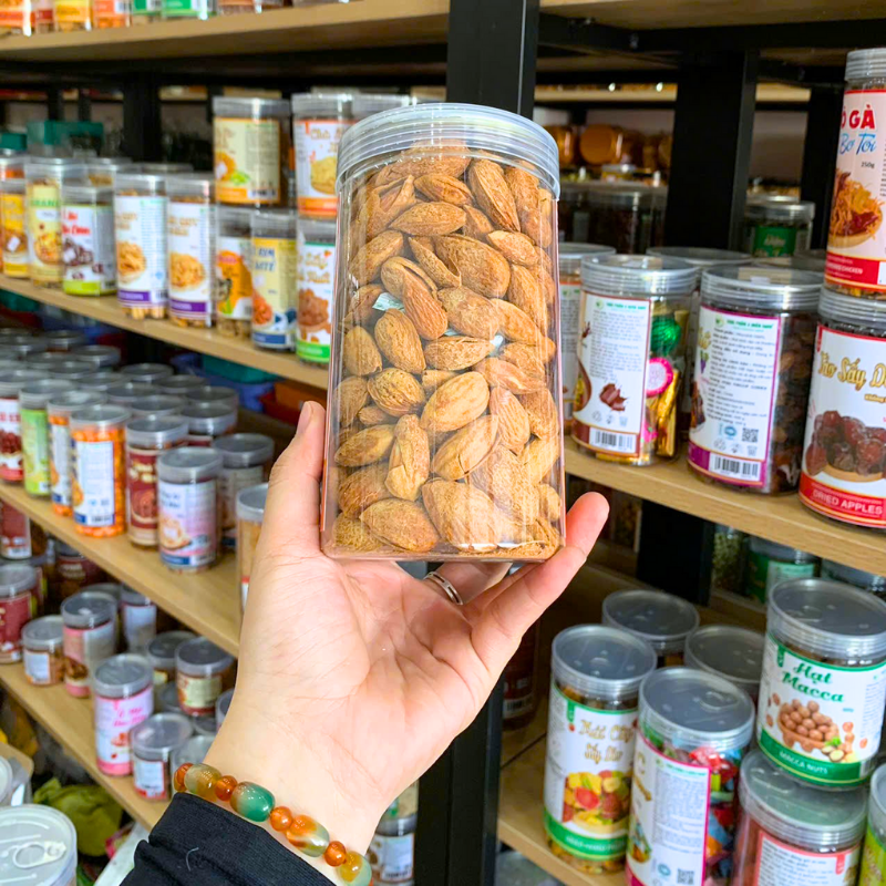 Bỏ sỉ hạnh Nhân Rang Bơ Loại Vỏ Mỏng 400g - Hũ Pet Bỏ sỉ hạnh Nhân Rang Bơ Loại Vỏ Mỏng 400g - Hũ Pet