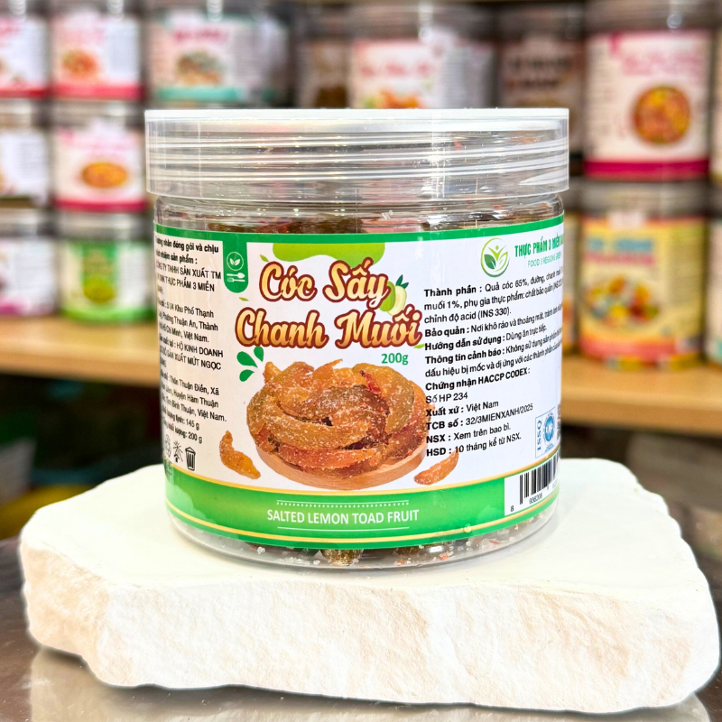 Shop sỉ cóc Sấy Chanh Muối Mini 200g - Hộp Pet Shop sỉ cóc Sấy Chanh Muối Mini 200g - Hộp Pet