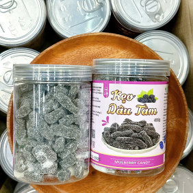 Kẹo Hương Dâu Tằm 400g - Hộp Pet - KHDTHP400G