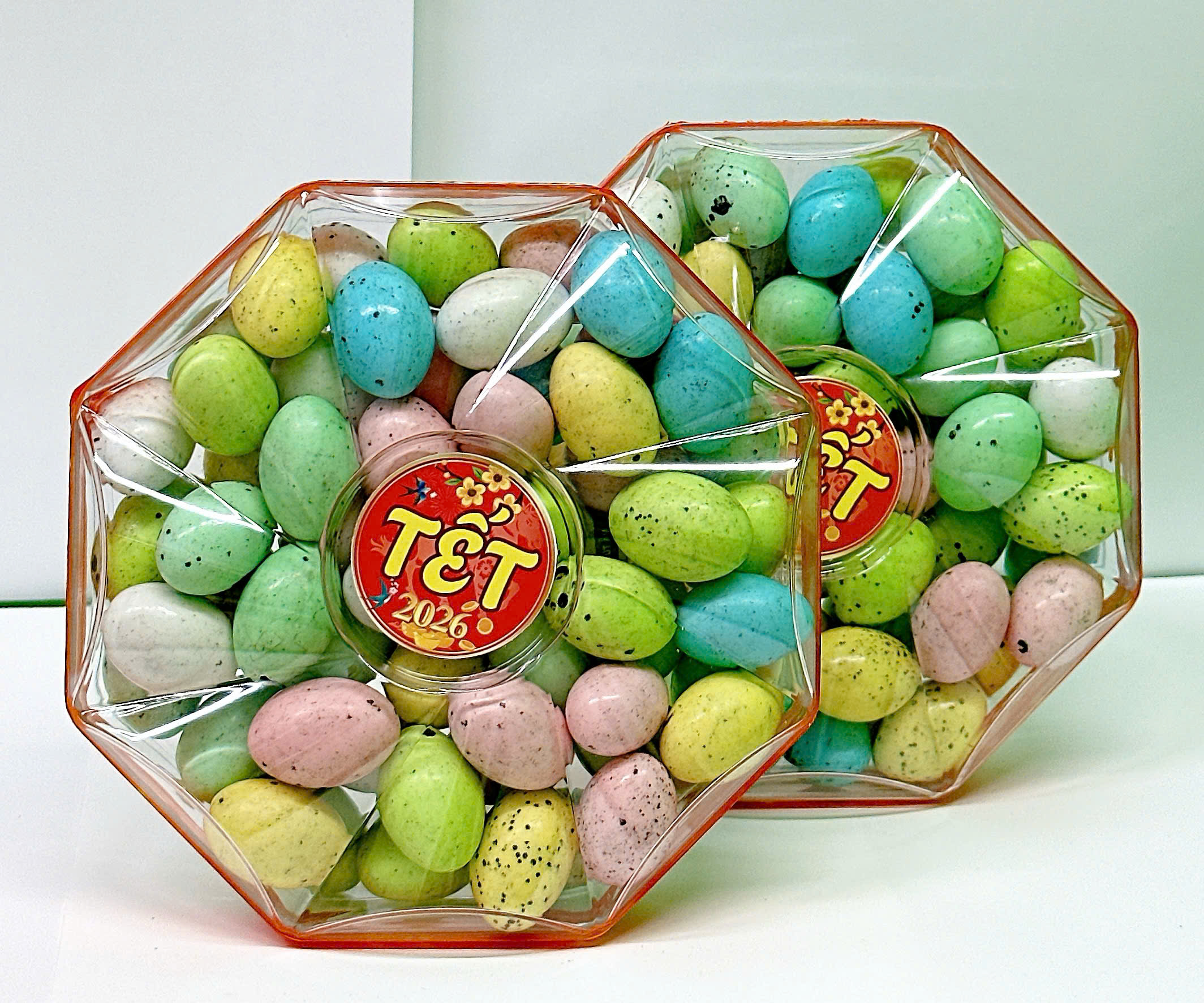 Kẹo Socola Trứng Hộp Bát Giác 300g Kẹo Socola Trứng Hộp Bát Giác 300g