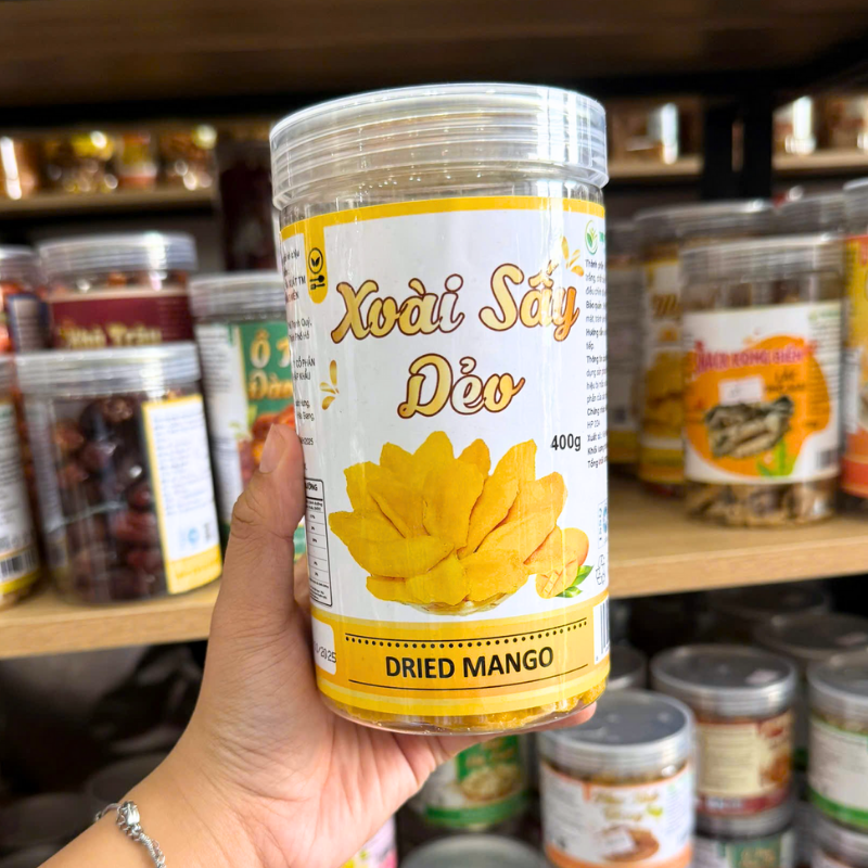Kho sỉ xoài Sấy Dẻo Nguyên Vị Thơm Ngon 400g - Hũ Pet Kho sỉ xoài Sấy Dẻo Nguyên Vị Thơm Ngon 400g - Hũ Pet