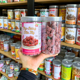 Kẹo Hương Dâu Tây 500g - Hộp Pet - KHDTHP500G