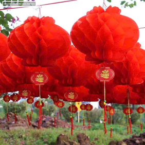 Combo 50c (5 Bịt) - mỗi bịt 10 LỒNG ĐÈN GIẤY ( F15 / 12CM ) - COMBO50C5BT03