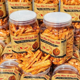 Khoai Môn Vị Gạch Tôm Hộp Vuông 500g - KHOAIMNVGCHTM