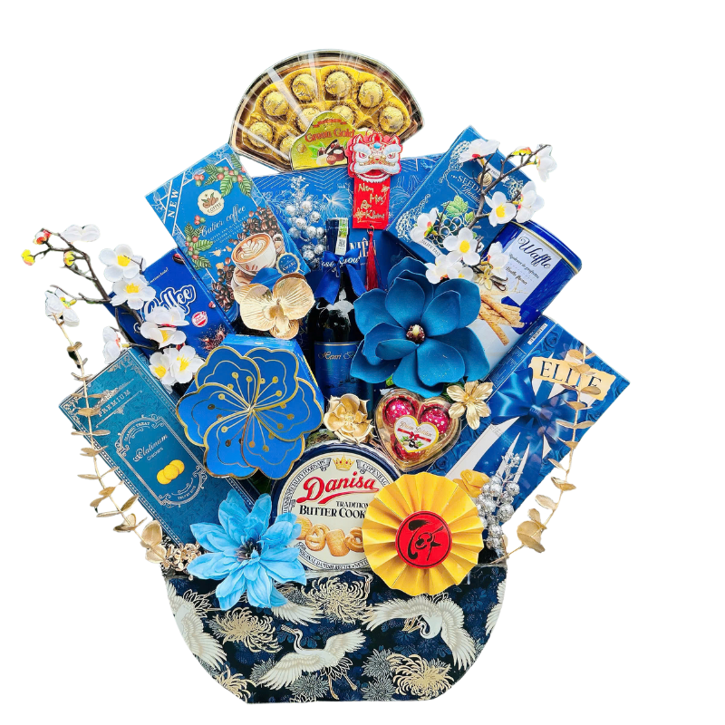 Giỏ Quà Tết Set 13 Món Cao Cấp Vàng Đỏ Xanh Dương - Quà Tặng Tết Sang Trọng - Quà Trang Trí Tết Giỏ Quà Tết Set 13 Món Cao Cấp Vàng Đỏ Xanh Dương - Quà Tặng Tết Sang Trọng - Quà Trang Trí Tết