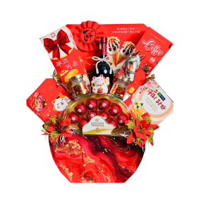 Giỏ Quà Tết Sang Trọng - Quà Tặng Tết - Quà Trang Trí Tết - QTTT19