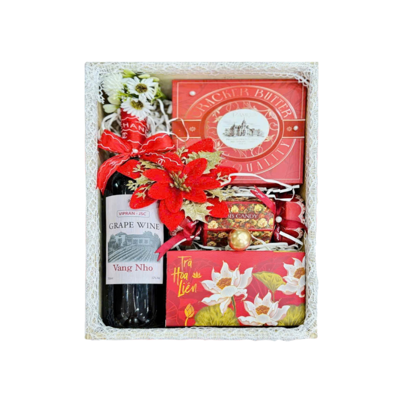 Giá sỉ hộp Quà Tết Chữ Nhật Rượu Vang Nho - Quà Tặng Tết - Quà Trang Trí Tết Giá sỉ hộp Quà Tết Chữ Nhật Rượu Vang Nho - Quà Tặng Tết - Quà Trang Trí Tết