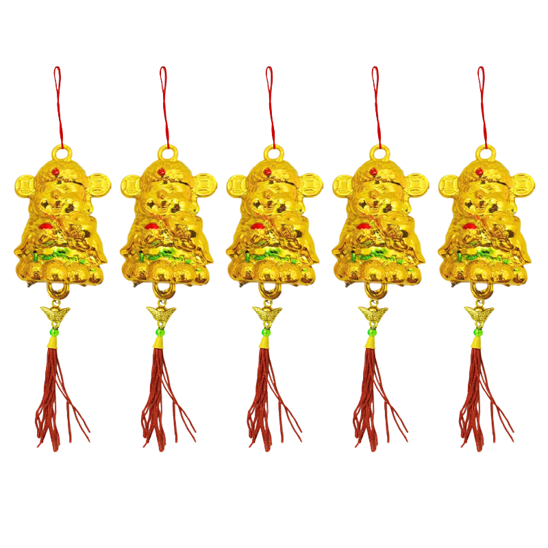 Shop sỉ set 5 Dây Liễn Thần Tài Vàng Treo Cây Trang Trí Tết Shop sỉ set 5 Dây Liễn Thần Tài Vàng Treo Cây Trang Trí Tết