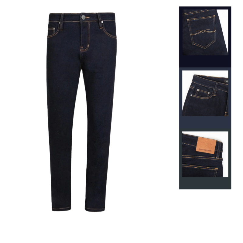 27633_141_20251213101934.png Quần Jean Dài Nam Form Slim-fit Old Sailor - 7260 - QB459