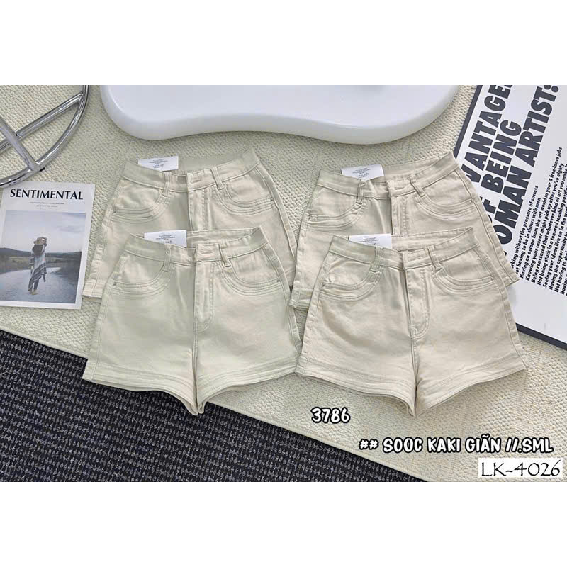 27655_120_20251215115309.png Quần Short Jean Trơn Nữ Không Co Giãn Đứng Form Chuẩn - Có 5 Màu Mặc Cực Xinh - QG295