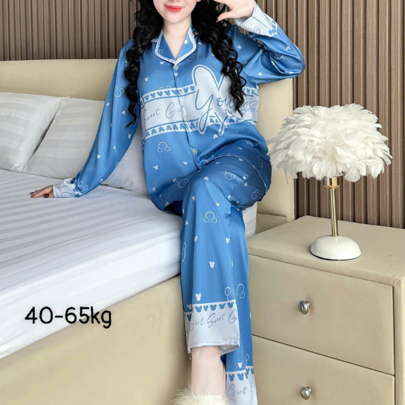 27666_22_20251216100100.png Đồ Bộ Ngủ Nữ - Đồ Bộ Dài Họa Tiết Đơn Giản Mặc Mát Thoải Mái 40–60kg - DBO5200