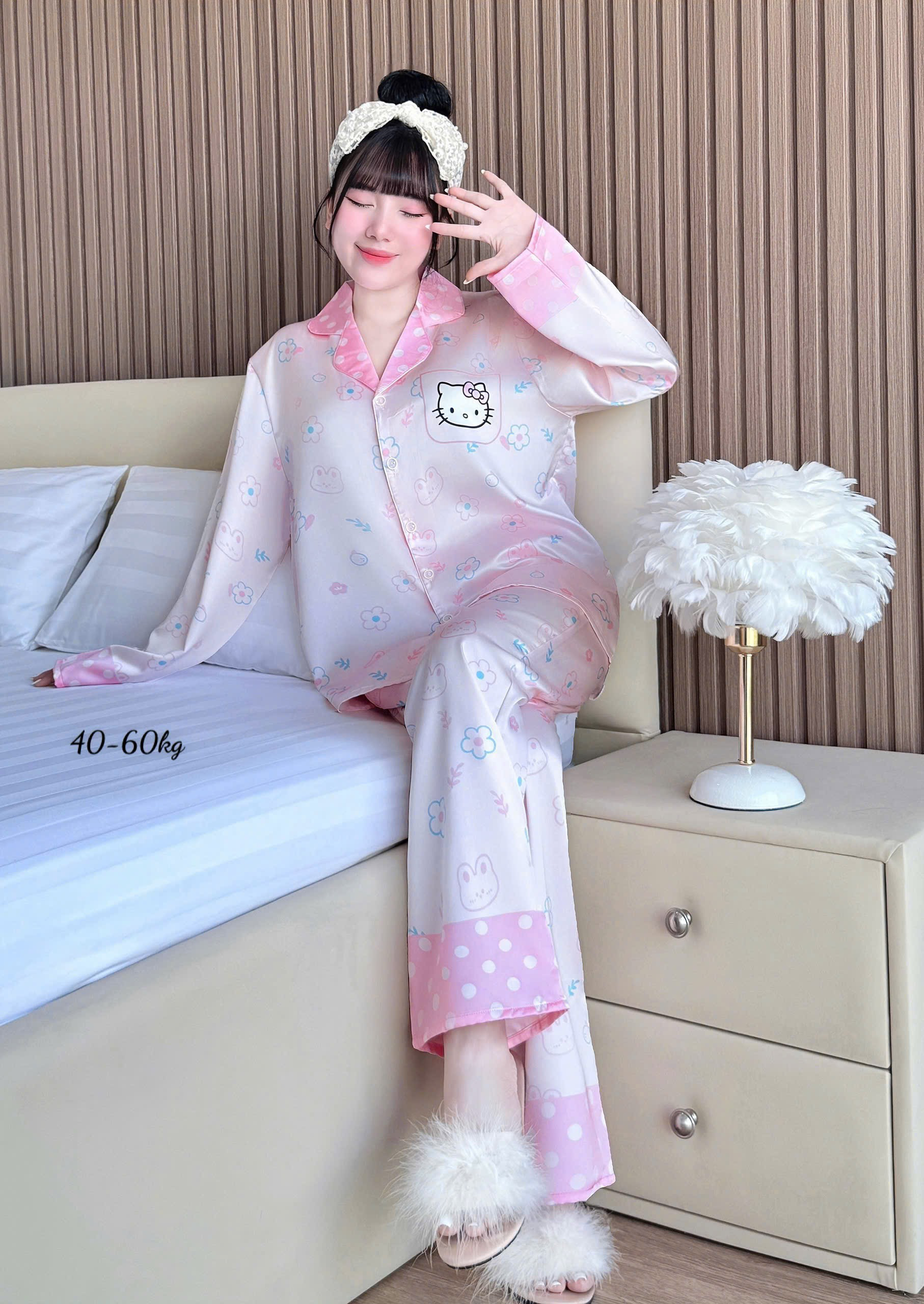 27666_img-8747_20251219093446-1.png Đồ Bộ Ngủ Nữ - Đồ Bộ Tay Dài Quần Dài Họa Tiết Đơn Giản Mặc Mát Thoải Mái Size Thường 40–60kg - DBO5200