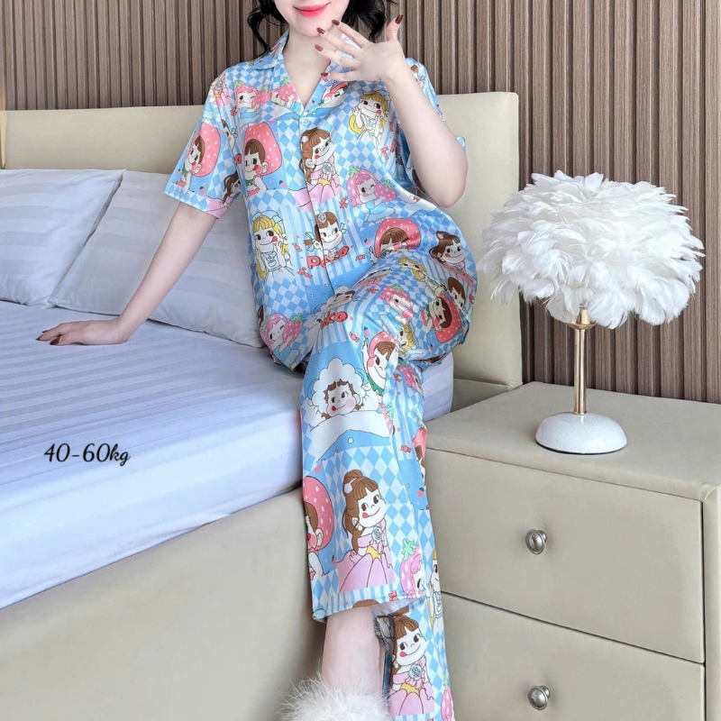 27667_31_20251216101130.png Đồ Bộ Ngủ Nữ - Đồ Bộ Quần Dài Họa Tiết Đơn Giản Mặc Mát Thoải Mái 40–60kg - DBO5201