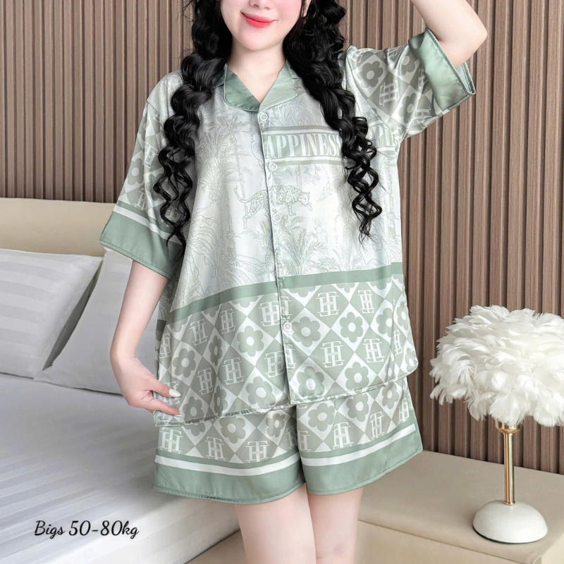 27671_91_20251216112338.png Đồ Bộ Ngủ Nữ Họa Tiết Sang Trọng Mặc Mát Thoải Mái Size Lớn 50–80kg - DBO5205