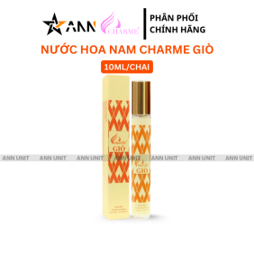 Nước Hoa Nam Charme Giò 10ml Phiên Bản Mới - Hương Thơm Hiện Đại Sang Trọng - 8936194698469LE