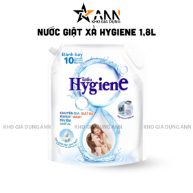 Nước Giặt Hygiene Hương Hoa Màu Trắng - Nước Giặt Quần Áo Đậm Đặc 1800ml - NGQA03