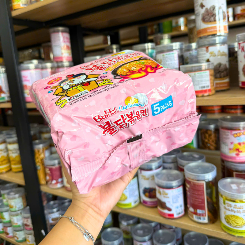 Mì Samyang Gà Hồng - Mì Phô Mai Hàn Quốc Samyang 5 Gói Mì Samyang Gà Hồng - Mì Phô Mai Hàn Quốc Samyang 5 Gói