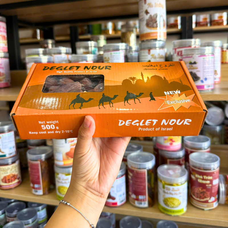 Bỏ sỉ chà Là Deglet Nour Sấy Dẻo - Chà Là Lạc Đà 500g Bỏ sỉ chà Là Deglet Nour Sấy Dẻo - Chà Là Lạc Đà 500g