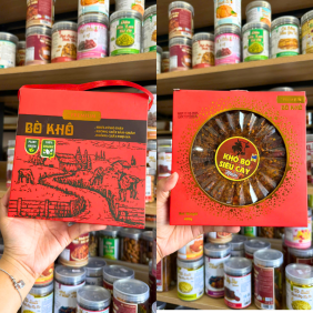 Khô Bò Malai Siêu Cay 400g - Khô Bò Miếng Thượng Hạng - KBML400G