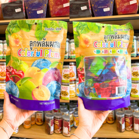 Ô Mai Mix Plum Cầu Vòng Thái Jumbo Size Colorful Plum 408g - Ô Mai Jumbo Size Colorful Plum - 8858975372828