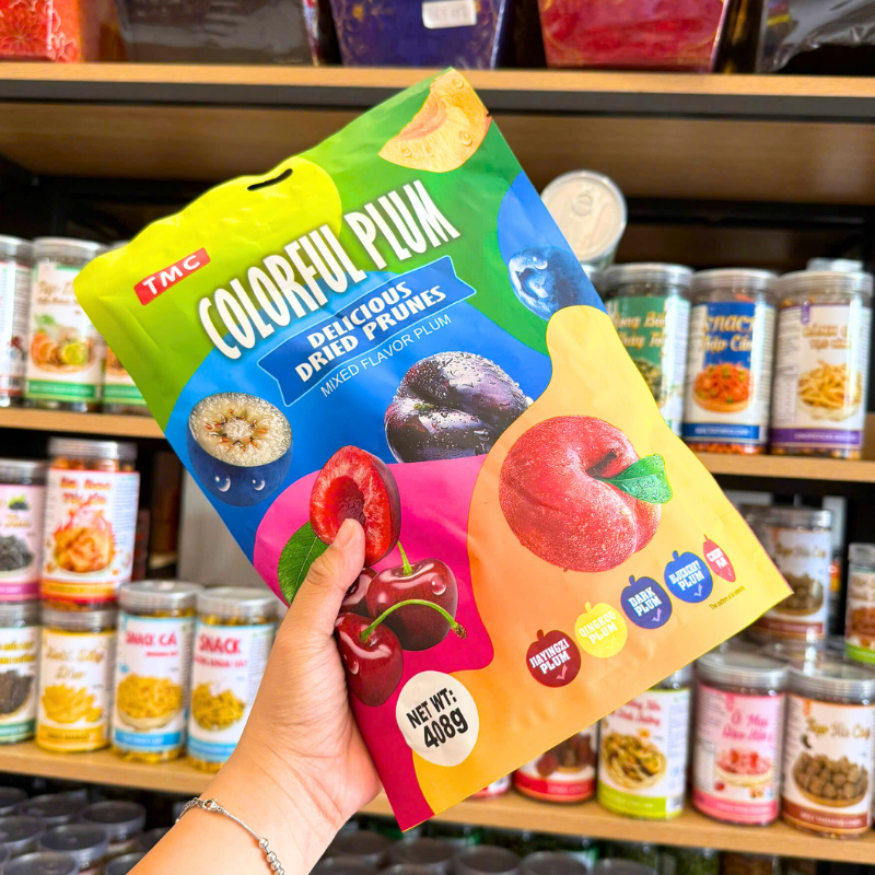 Ô Mai Mix TMC Colorful Plum 408g - Ô Mai TMC Colorful Plum Ô Mai Mix TMC Colorful Plum 408g - Ô Mai TMC Colorful Plum