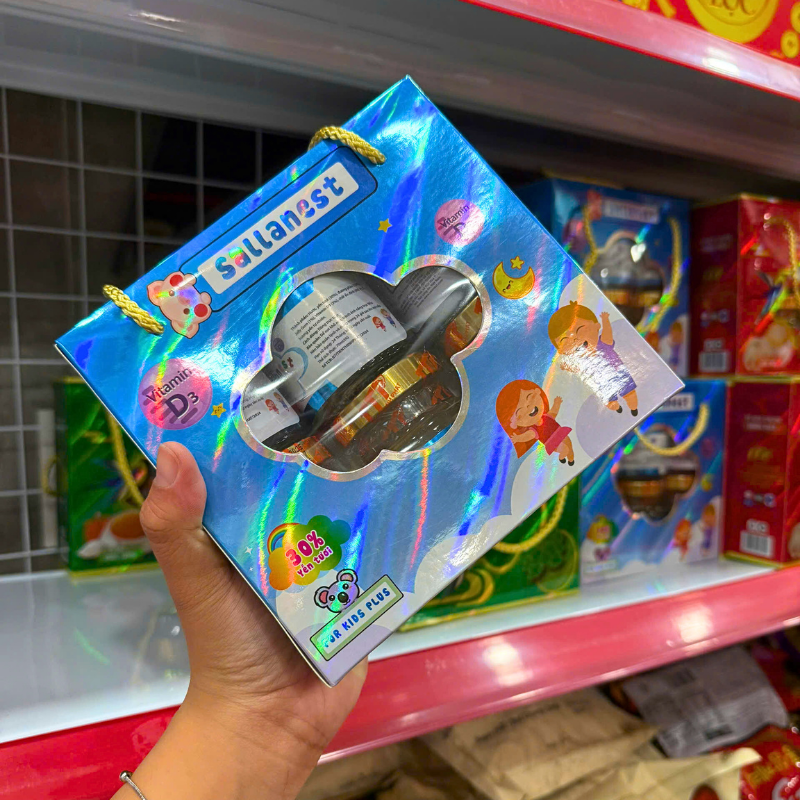 Tổ Yến Chưng Dành Cho Bé Quai Xách SALLANEST Set 6 Hủ 70ml Tổ Yến Chưng Dành Cho Bé Quai Xách SALLANEST Set 6 Hủ 70ml