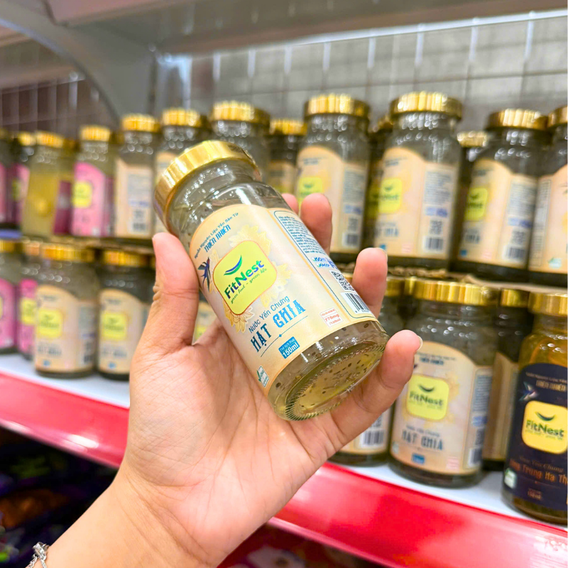 Nước Yến Chưng Hạt Chia FitNest 150ml Nước Yến Chưng Hạt Chia FitNest 150ml