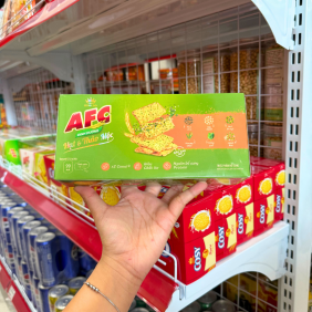 Bánh Afc Hạt Thảo Mộc Vị Bắp Xào Bơ - Bánh Kinh Đô Afc Dinh Dưỡng 172g (5 Gói x 21,8g) - 8934680115629