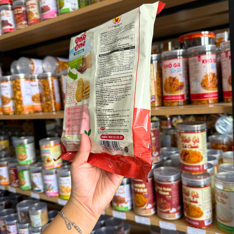 Bánh Gạo ONE ONE Gói Vị Bò Nướng Bổ Sung Canxi 117g Bánh Gạo ONE ONE Gói Vị Bò Nướng Bổ Sung Canxi 117g